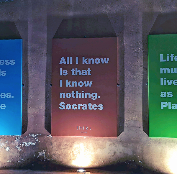 100 km conscious walk in Plato's footsteps