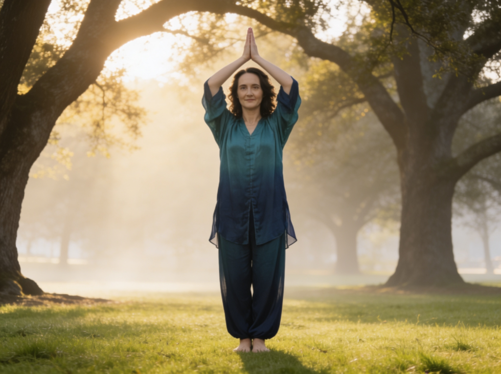 A tai chi séta és lépés egy alapvető mozgásos meditáció, amelynek célja az egyensúly és a nyugalom elérése.