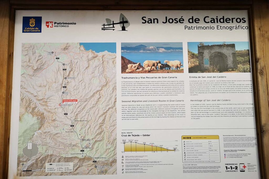 Landscape of Lomo del Palo in Gran Canaria
