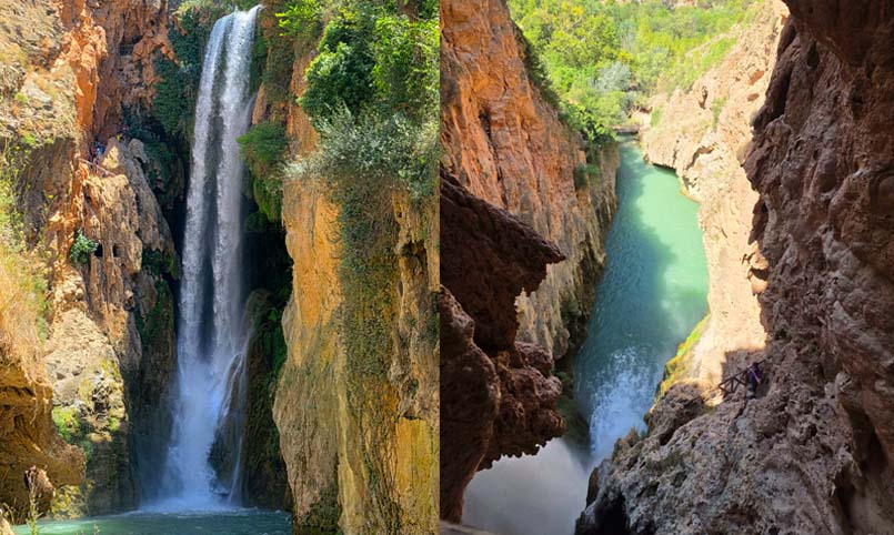 The undisputed highlight of the park, this is an imposing and majestic cascade that drops more than 50 meters over a sheer cliff face.